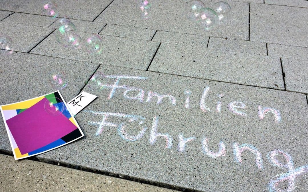 Zu Gast bei der Familienführung im Künstlerhaus, Halle für Kunst & Medien, Sa. 26. August 2017